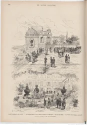 Der Pavillon Henri IV, wo M. Thiers starb